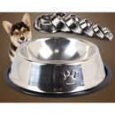 Comedouro Bebedouro Inox Antiderrapante Para Pet Cachorro Gato Porte Pequeno Médio Grande