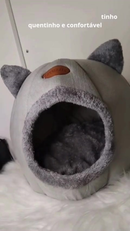 Casinha Cama Toca Tenda Gato Cães Cachorro Iglu Impermeável Lavável Pet Luxo Premium Pet Shop