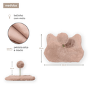 Kit Brinquedo Mola Maluca Gato e Arranhador Sisal 3 Bases