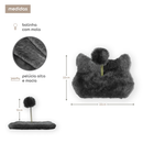 Kit Arranhador Sisal Casa com Rede e Mola Maluca Brinquedo para Gato MIUPET