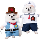 Fantasia De Animal De Estimação/Cachorro Deadly/Cosplay hoodie Do Cão Dia Das Bruxas Roupa Transformação outfit