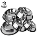 Comedouro Pote Comida Ração Água Pet Cães Gatos Inox Antiderrapante - Comedouro para Cachorro Inox