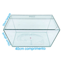 aquário 40x20x25 18 litros para peixes Ornamentais e bettas beteiras