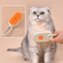 Escova A Vapor Para Gatos Cães 3 Em 1 Escovas Elétricas De Pêlos Pentes De Massagem