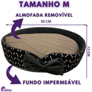 Cama Caminha Pet para Cachorro ou Gato Tamanho Grande e Medio Lavável Redonda