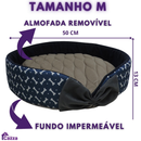 Cama Caminha Pet para Cachorro ou Gato Tamanho Grande e Medio Lavável Redonda