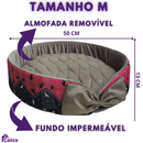 Cama Caminha Pet para Cachorro ou Gato Tamanho Grande e Medio Lavável Redonda
