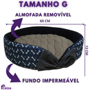 Cama Caminha Pet para Cachorro ou Gato Tamanho Grande e Medio Lavável Redonda