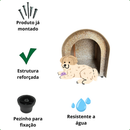 Casinha / casa de cachorro ecológica reciclável para pet modelo iglu Nº4