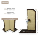 Arranhador Protetor para Canto de Sofá e Cama Base EXTERNA - MIUPET