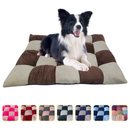 Almofada Pet 50x60 cachorro Gato Cama Conforto Colchonete Quadriculado
