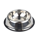Comedouro Inox Para Câes E Gatos - Pote Comida Ração Água Vasilha Inox Antiderrapante