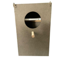 Ninho Vertical MDF Pstacídeos Para Calopsita Ring Neck Rosela Red Rumped Agapornis Gaiola e Viveiro