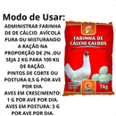 FARINHA DE CÁLCIO CALBOS 1 KG AVES OVOS E ENGORDA