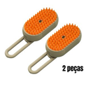 Escova A Vapor Para Gatos Cães 3 Em 1 Escovas Elétricas De Pêlos Pentes De Massagem