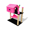 Aranhador Para Gatos Com Casinha e 2 Brinquedos