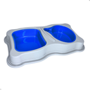 Kit Comedouro Bebedouro Pet Cachorro Gato Durapets 750/550ml