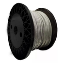 Cabo de Aço 4,8mm 3/16 6 X 7 100 Metros Alma Fibra Galvanizado Trançado