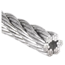 Cabo de Aço 4,8mm 3/16 6 X 7 100 Metros Alma Fibra Galvanizado Trançado