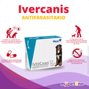 IverCanis 12mg para Cães de 60Kg - Blíster 4 Comprimidos