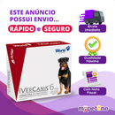 IverCanis 6mg para Cães de 30Kg - Blíster 4 Comprimidos - Remedio para Carrapato, Pulgas e Sarna