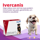 IverCanis 6mg para Cães de 30Kg - Blíster 4 Comprimidos - Remedio para Carrapato, Pulgas e Sarna