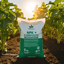 Adubo Composto Organico NPK - 2kg e 5kg | Plantas, Flores, Horta e Frutiferas