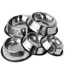 Comedouro Pote Comida Ração Água Pet Cães Gatos Inox Antiderrapante - Comedouro para Cachorro Inox