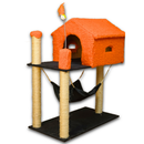 Arranhador Para Gatos Com Casinha Playground