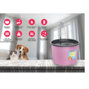 Fonte Bebedouro H2O Plus para Cães e Gatos de 1.5 Litros com Torneira Inox