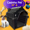 Casinha De Cachorro N 4 Pet Para Cachorro Pequeno e Médio Porte