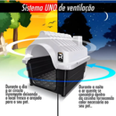 Casinha Cachorro Filhote Gato Pequeno N1 Casa Pet Com Proteção Raios UV Desmontável