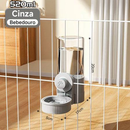 Dispensador de água suspenso para gaiola de pets, alimentador e bebedouro automático