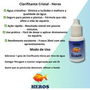 Kit Condicionador Anticloro 20ml + Clarificante Cristal 20ml - Água Cristalina e Peixes Saudáveis