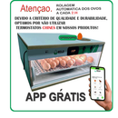Chocadeira Automática 50 Ovos de Galinha + Ovoscópio - Eclo