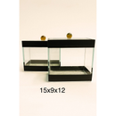 Aquario Beteira Aquario para Betta 15x9x12 Aquário para peixes ornamental
