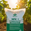 Adubo Composto Organico NPK - 2kg e 5kg | Plantas, Flores, Horta e Frutiferas
