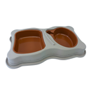 Kit Comedouro Bebedouro Pet Cachorro Gato Durapets 750/550ml