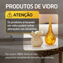 Vaso Aquário Redondo Vidro Transparente Decoração de Mesa Terrário 2,8 Litros