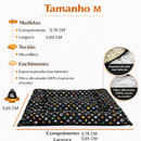 Cama Colchonete para pet Cachorro Gato Média 76 x 65 cm