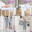 Portão Pet Grade Para Cães Crianças Proteção para Bebês Acompanha Extensor 75c-85Cm e 85-95cm