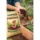 Húmus de Minhoca 2 Kg, 5Kg, 10Kg, 20Kg para Flores, Vasos, Hortas, Paisagismo e Jardinagem
