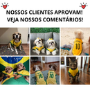 Roupinha Para Pet Personalizada Brasil Copa Do Mundo Cachorro E Gato