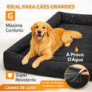 Cama Pet Impermeável Grande 100x87Cm e Media 70x50cm - 100% Lavável Confortável Para Cachorro Gato