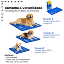 Tapete Gelado Refrescante Colchonete Térmico Cama Cachorro Gato Pet Animal Alta Resistência Lavável Antiderrapante