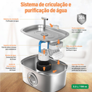 Bebedouro Para Gatos inox Newpet 3.2L