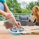 Brinquedo Comedouro Interativo Lento para Cachorro Pet Jogo Divertido Anti-Stress Porta Petisco