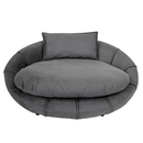 Cama Caminha Sofá Pet Cachorro Gato Cinza Zafira Caemmun
