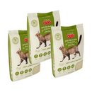 Areia Biodegradável Kadi Grãos Finos Gato 12 KG Grão Cat Milho Mandioca Bio (3 pacotes de 4 kg)