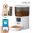 Alimentador Pet Tigela De Aço 4L Inteligente Automático Wi-Fi APP Dispensador de Comida para Gatos